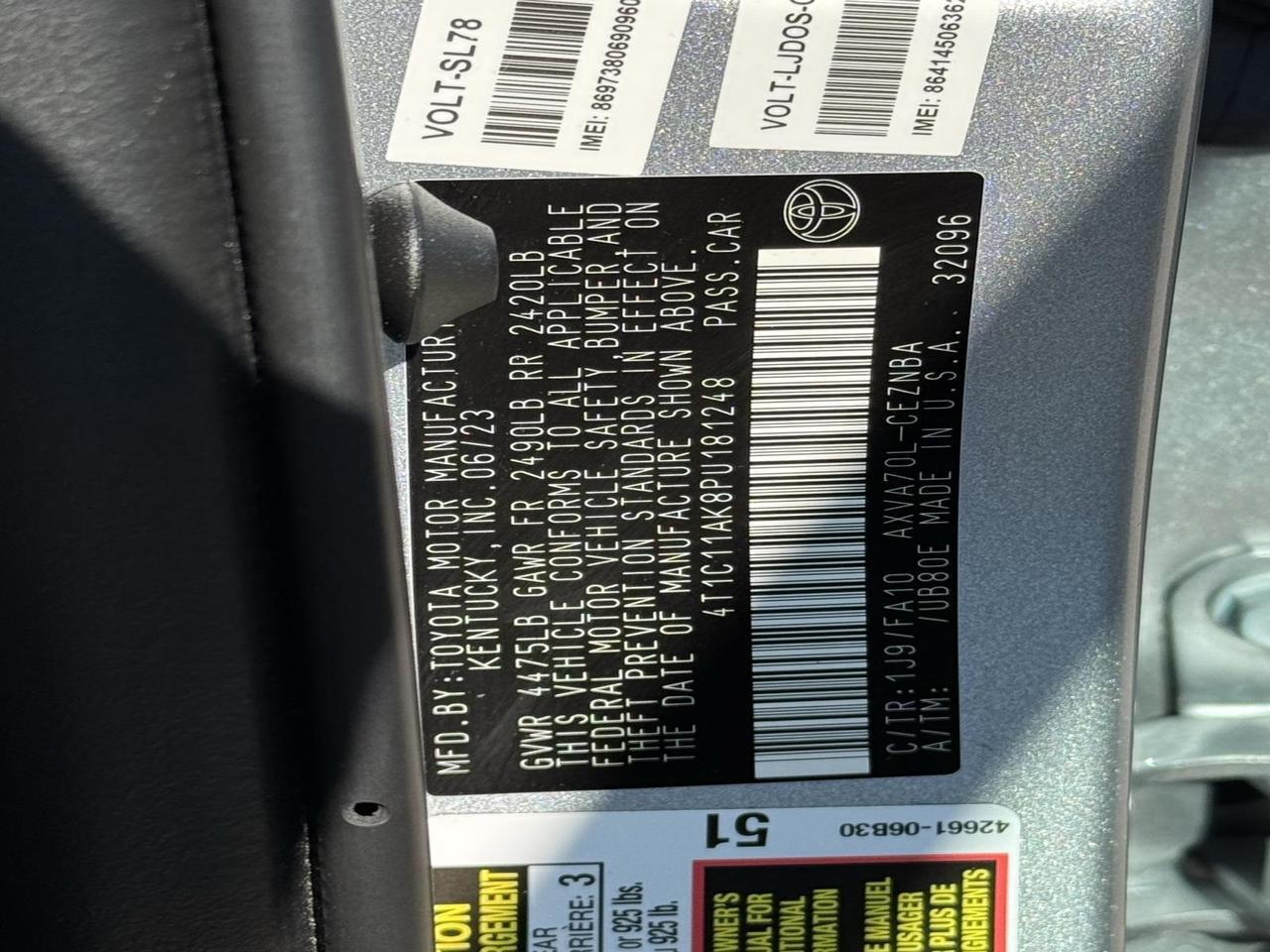 2023 Toyota Camry LE Fredericksburg VA