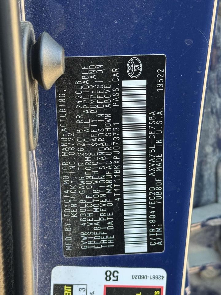 2023 Toyota Camry SE Nightshade Fredericksburg VA