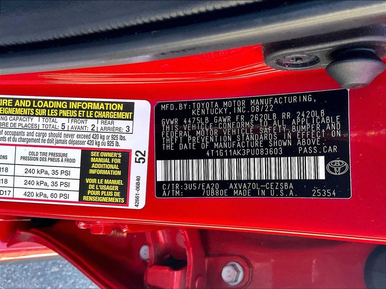 2023 Toyota Camry SE Roseville CA