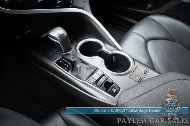 2023 Toyota Camry XLE / Cold Weather Pkg / Auto Start / Heated Leather Seats & Steering Wheel / Adaptive Cruise / Lane Depart & Blind Spot / Apple CarPlay & Android Auto / Back Up Camera / Keyless Entry & Start / 38 MPG / 1 Owner Anchorage AK