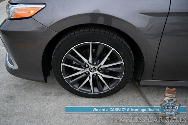 2023 Toyota Camry XLE / Cold Weather Pkg / Auto Start / Heated Leather Seats & Steering Wheel / Adaptive Cruise / Lane Depart & Blind Spot / Apple CarPlay & Android Auto / Back Up Camera / Keyless Entry & Start / 38 MPG / 1 Owner Wasilla AK