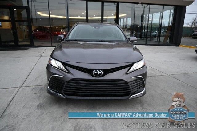 2023 Toyota Camry XLE / Cold Weather Pkg / Auto Start / Heated Leather Seats & Steering Wheel / Adaptive Cruise / Lane Depart & Blind Spot / Apple CarPlay & Android Auto / Back Up Camera / Keyless Entry & Start / 38 MPG / 1 Owner Wasilla AK