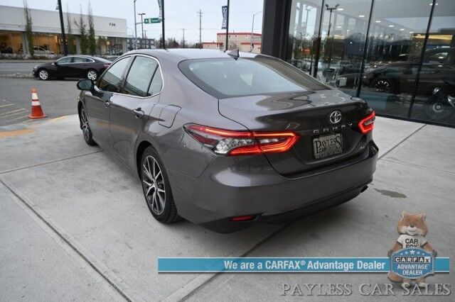 2023 Toyota Camry XLE / Cold Weather Pkg / Auto Start / Heated Leather Seats & Steering Wheel / Adaptive Cruise / Lane Depart & Blind Spot / Apple CarPlay & Android Auto / Back Up Camera / Keyless Entry & Start / 38 MPG / 1 Owner Anchorage AK