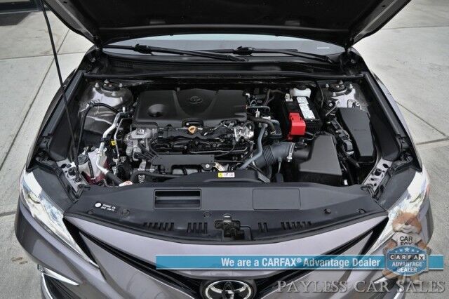 2023 Toyota Camry XLE / Cold Weather Pkg / Auto Start / Heated Leather Seats & Steering Wheel / Adaptive Cruise / Lane Depart & Blind Spot / Apple CarPlay & Android Auto / Back Up Camera / Keyless Entry & Start / 38 MPG / 1 Owner Wasilla AK