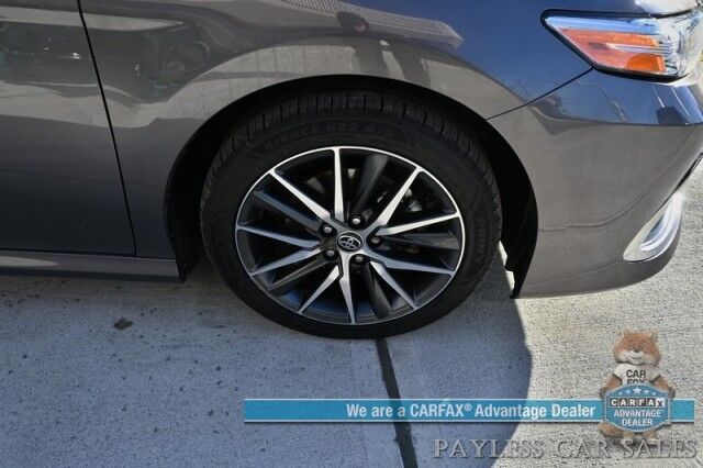 2023 Toyota Camry XLE / Cold Weather Pkg / Heated Leather Seats & Steering Wheel / Adaptive Cruise / Lane Depart & Blind Spot / Apple CarPlay & Android Auto / Back Up Camera / Keyless Entry & Start / 38 MPG / 1 Owner Anchorage AK
