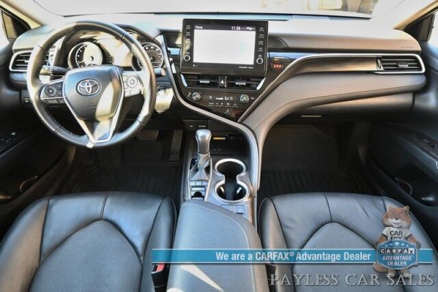 2023 Toyota Camry XLE / Cold Weather Pkg / Heated Leather Seats & Steering Wheel / Adaptive Cruise / Lane Depart & Blind Spot / Apple CarPlay & Android Auto / Back Up Camera / Keyless Entry & Start / 38 MPG / 1 Owner Anchorage AK