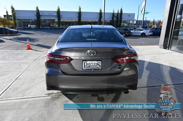 2023 Toyota Camry XLE / Cold Weather Pkg / Heated Leather Seats & Steering Wheel / Adaptive Cruise / Lane Depart & Blind Spot / Apple CarPlay & Android Auto / Back Up Camera / Keyless Entry & Start / 38 MPG / 1 Owner Anchorage AK
