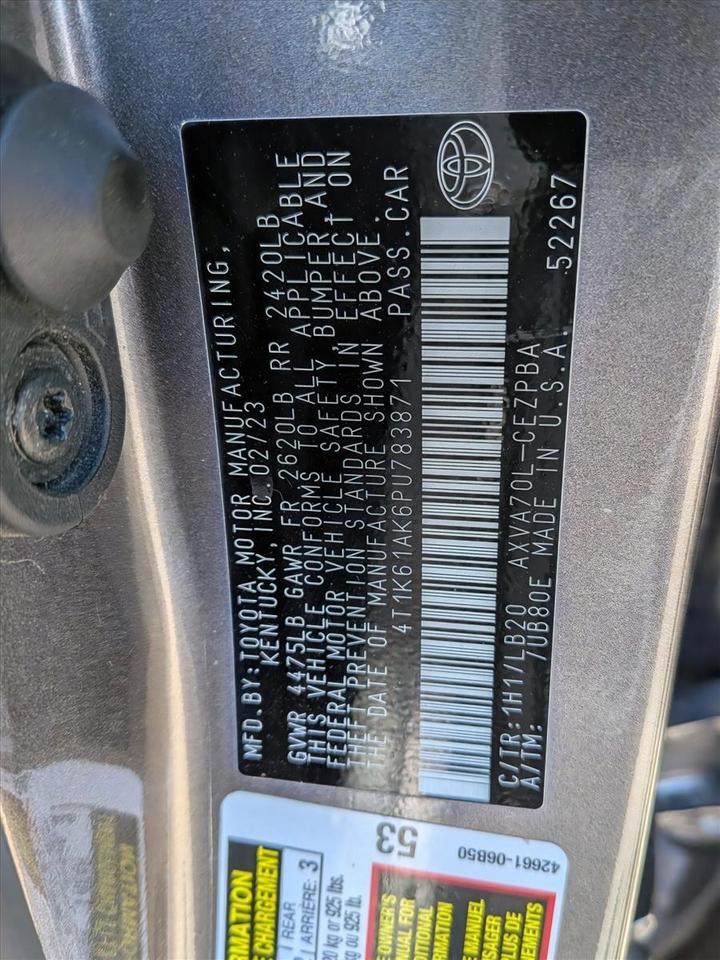 2023 Toyota Camry XSE Roseville CA