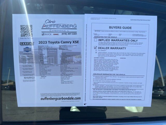 2023 Toyota Camry XSE Carbondale IL