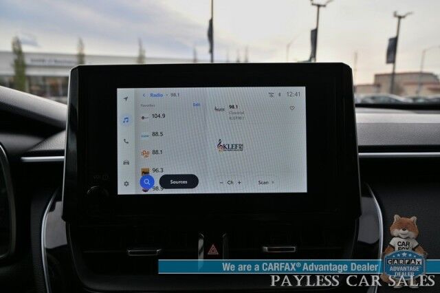 2023 Toyota Corolla Cross XLE / AWD / Auto Start / Power & Heated Leather Seats / Adaptive Cruise / Lane Depart & Blind Spot / Apple CarPlay & Android Auto / Back Up Cam / Rear Parking Sensors / Keyless Entry & Start / 32 MPG / 1-Owner Anchorage AK