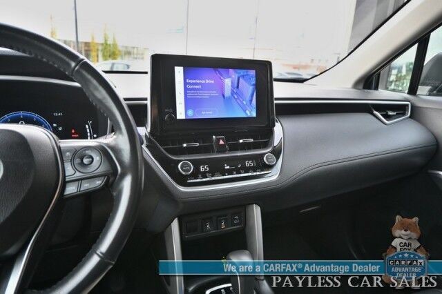 2023 Toyota Corolla Cross XLE / AWD / Auto Start / Power & Heated Leather Seats / Adaptive Cruise / Lane Depart & Blind Spot / Apple CarPlay & Android Auto / Back Up Cam / Rear Parking Sensors / Keyless Entry & Start / 32 MPG / 1-Owner Anchorage AK