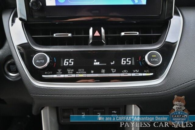 2023 Toyota Corolla Cross XLE / AWD / Auto Start / Power & Heated Leather Seats / Adaptive Cruise / Lane Depart & Blind Spot / Apple CarPlay & Android Auto / Back Up Cam / Rear Parking Sensors / Keyless Entry & Start / 32 MPG / 1-Owner Anchorage AK