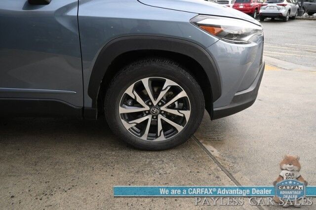2023 Toyota Corolla Cross XLE / AWD / Auto Start / Power & Heated Leather Seats / Adaptive Cruise / Lane Depart & Blind Spot / Apple CarPlay & Android Auto / Back Up Cam / Rear Parking Sensors / Keyless Entry & Start / 32 MPG / 1-Owner Anchorage AK