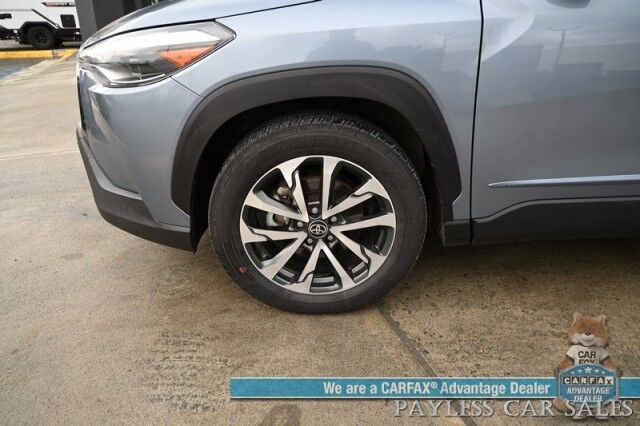 2023 Toyota Corolla Cross XLE / AWD / Auto Start / Power & Heated Leather Seats / Adaptive Cruise / Lane Depart & Blind Spot / Apple CarPlay & Android Auto / Back Up Cam / Rear Parking Sensors / Keyless Entry & Start / 32 MPG / 1-Owner Anchorage AK