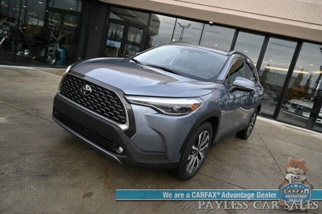 2023 Toyota Corolla Cross XLE / AWD / Auto Start / Power & Heated Leather Seats / Adaptive Cruise / Lane Depart & Blind Spot / Apple CarPlay & Android Auto / Back Up Cam / Rear Parking Sensors / Keyless Entry & Start / 32 MPG / 1-Owner Anchorage AK