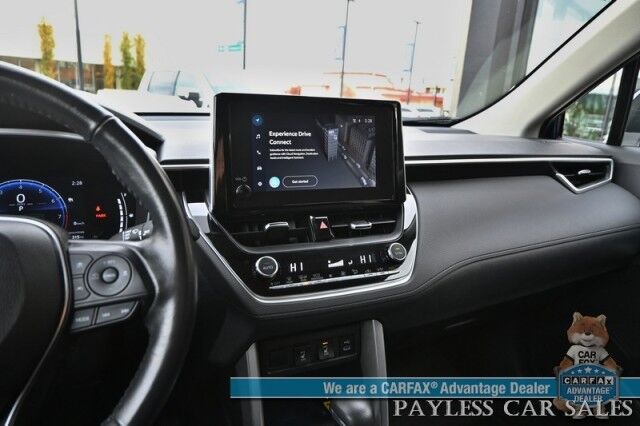 2023 Toyota Corolla Cross XLE / AWD / Power & Heated Leather Seats / Adaptive Cruise Control / Lane Departure & Blind Spot / Apple CarPlay & Android Auto / Back Up Cam / Rear Parking Sensors / Keyless Entry & Start / 32 MPG / 1-Owner Anchorage AK