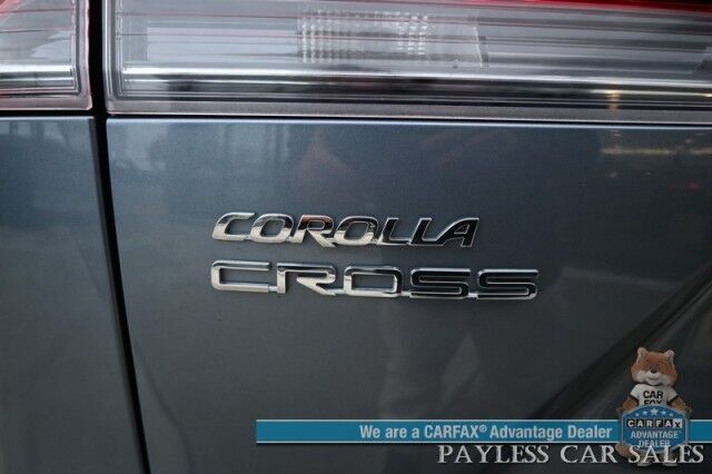 2023 Toyota Corolla Cross XLE / AWD / Power & Heated Leather Seats / Adaptive Cruise Control / Lane Departure & Blind Spot / Apple CarPlay & Android Auto / Back Up Cam / Rear Parking Sensors / Keyless Entry & Start / 32 MPG / 1-Owner Anchorage AK