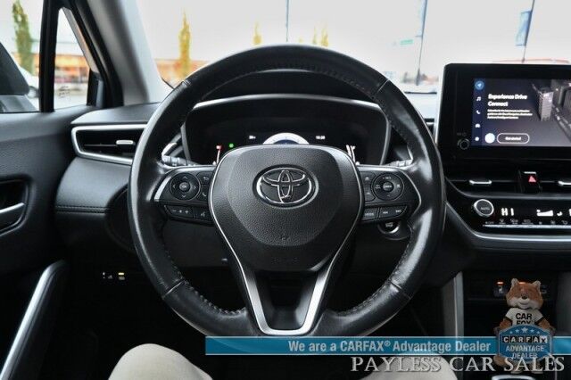 2023 Toyota Corolla Cross XLE / AWD / Power & Heated Leather Seats / Adaptive Cruise Control / Lane Watch & Blind Spot Alert / Apple CarPlay & Android Auto / Keyless Entry & Start / Aluminum Wheels / Back Up Camera / 32 MPG / 1-Owner Anchorage AK