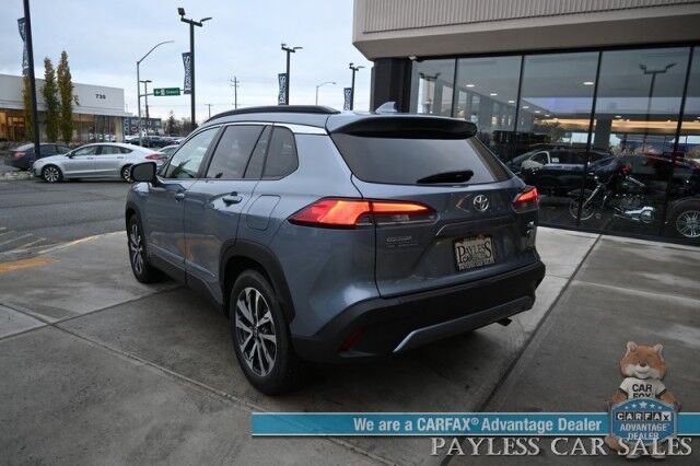 2023 Toyota Corolla Cross XLE / AWD / Power & Heated Leather Seats / Adaptive Cruise Control / Lane Watch & Blind Spot Alert / Apple CarPlay & Android Auto / Keyless Entry & Start / Aluminum Wheels / Back Up Camera / 32 MPG / 1-Owner Anchorage AK