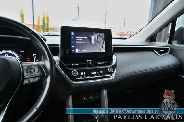 2023 Toyota Corolla Cross XLE / AWD / Power & Heated Leather Seats / Adaptive Cruise Control / Lane Watch & Blind Spot Alert / Apple CarPlay & Android Auto / Keyless Entry & Start / Bluetooth / Aluminum Wheels / 32 MPG / 1-Owner Anchorage AK