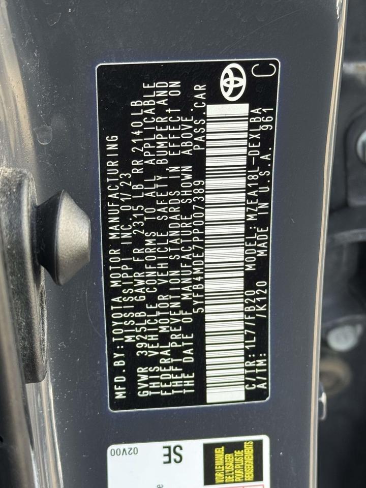 2023 Toyota Corolla LE Fredericksburg VA