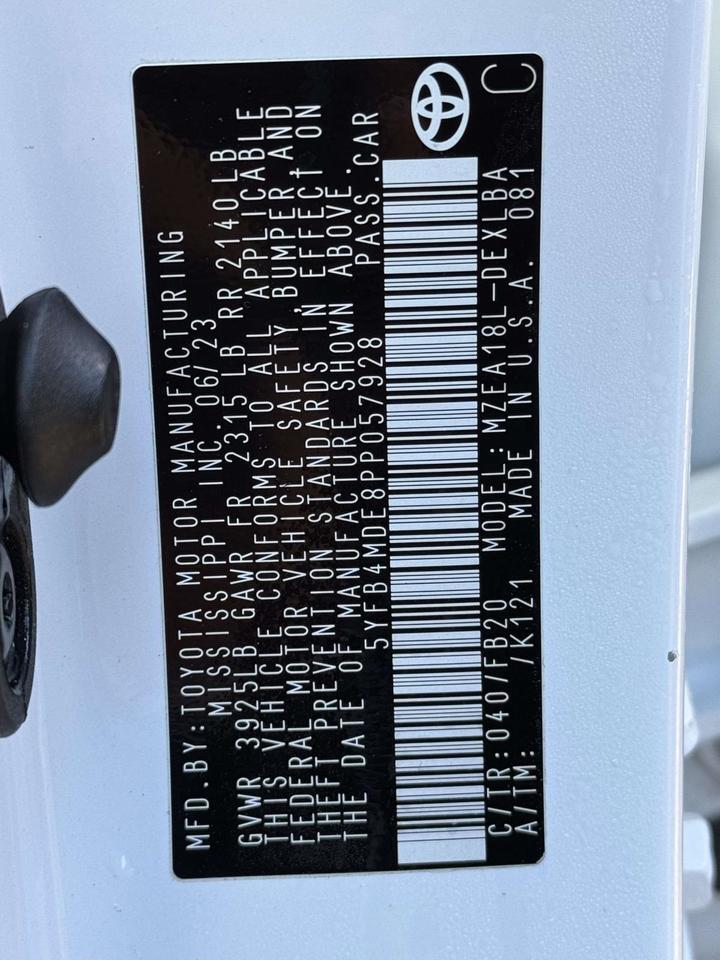 2023 Toyota Corolla LE Fredericksburg VA