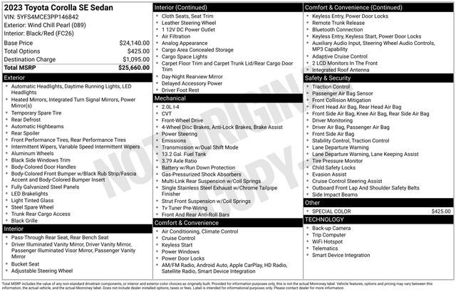 2023 Toyota Corolla SE Raleigh NC