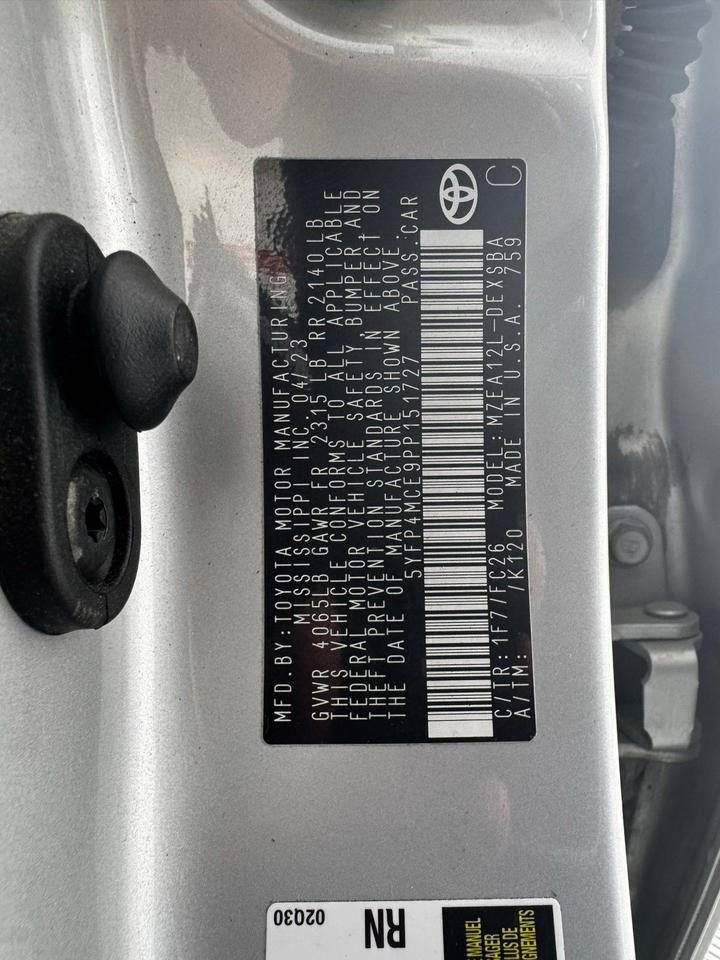 2023 Toyota Corolla SE Fredericksburg VA