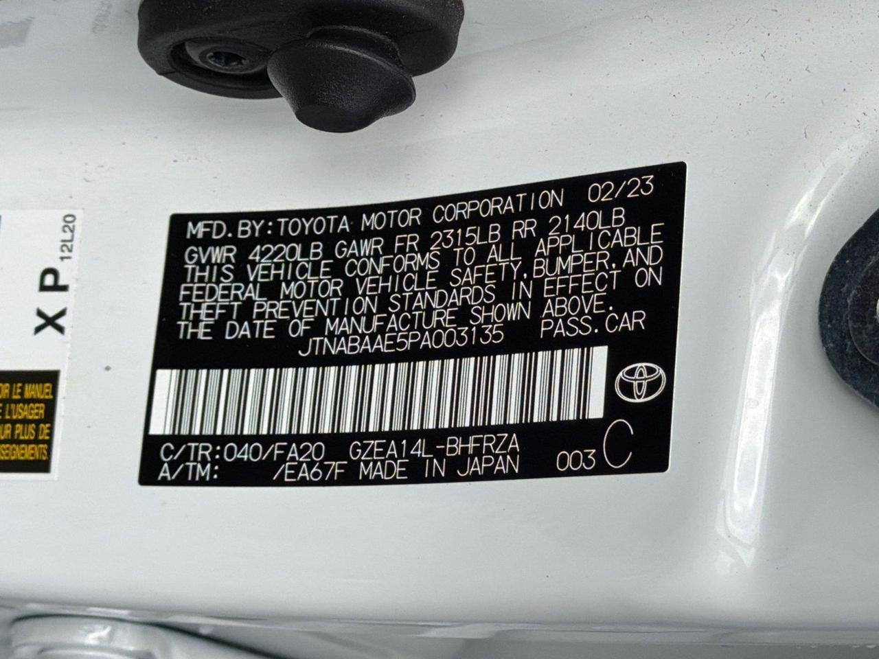 2023 Toyota GR Corolla Core Hagerstown MD