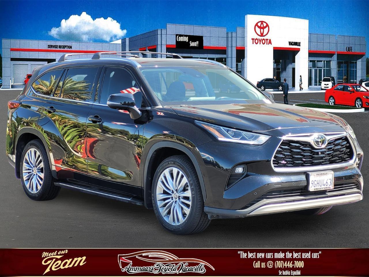 2023 Toyota HIGHLANDER PLATINUM AWD Vacaville CA