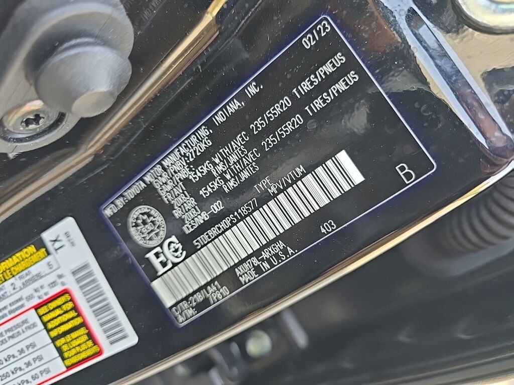 2023 Toyota Highlander Hybrid Platinum AWD 7 Passenger Minocqua WI