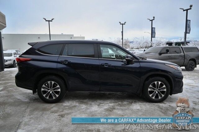 2023 Toyota Highlander XLE / AWD / Auto Start / Power & Heated Leather Seats / Sunroof / Adaptive Cruise Control / Lane Watch & Blind Spot Alert / Apple CarPlay & Android Auto / Back Up Camera / 3rd Row / Rear Captain Chairs / 1-Owner Anchorage AK