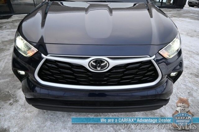 2023 Toyota Highlander XLE / AWD / Auto Start / Power & Heated Leather Seats / Sunroof / Adaptive Cruise Control / Lane Watch & Blind Spot Alert / Apple CarPlay & Android Auto / Back Up Camera / 3rd Row / Rear Captain Chairs / 1-Owner Anchorage AK