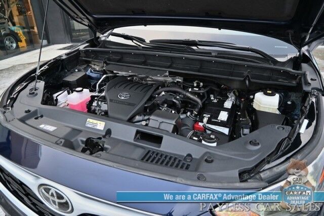 2023 Toyota Highlander XLE / AWD / Auto Start / Power & Heated Leather Seats / Sunroof / Adaptive Cruise Control / Lane Watch & Blind Spot Alert / Apple CarPlay & Android Auto / Back Up Camera / 3rd Row / Rear Captain Chairs / 1-Owner Anchorage AK