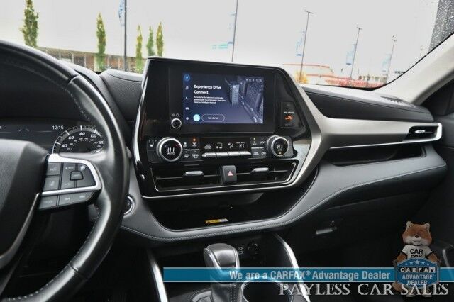 2023 Toyota Highlander XLE / AWD / AutoStart / Power & Heated Leather Seats / Sunroof / Adaptive Cruise Control / Lane Watch & Blind Spot Alert / Apple CarPlay & Android Auto / Back Up Cam / 3rd Row / Rear Captain Chairs / Seats 7 / 1-Owner Anchorage AK