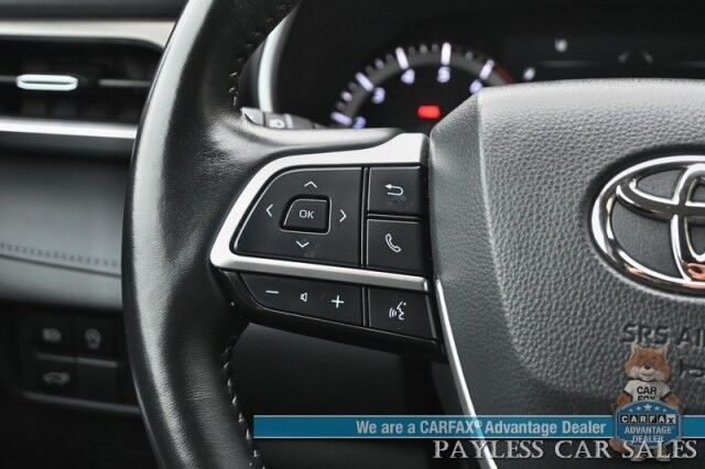 2023 Toyota Highlander XLE / AWD / AutoStart / Power & Heated Leather Seats / Sunroof / Adaptive Cruise Control / Lane Watch & Blind Spot Alert / Apple CarPlay & Android Auto / Back Up Cam / 3rd Row / Rear Captain Chairs / Seats 7 / 1-Owner Anchorage AK