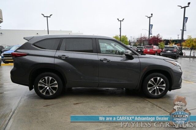2023 Toyota Highlander XLE / AWD / Power & Heated Leather Seats / Sunroof / Adaptive Cruise Control / Lane Watch & Blind Spot Alert / Apple CarPlay & Android Auto / Back Up Cam / 3rd Row / Rear Captain Chairs / Seats 7 / 1-Owner Wasilla AK