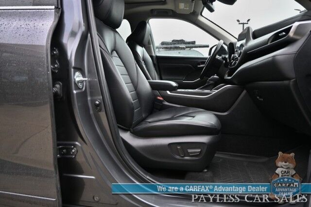 2023 Toyota Highlander XLE / AWD / Power & Heated Leather Seats / Sunroof / Adaptive Cruise Control / Lane Watch & Blind Spot Alert / Apple CarPlay & Android Auto / Back Up Cam / 3rd Row / Rear Captain Chairs / Seats 7 / 1-Owner Wasilla AK