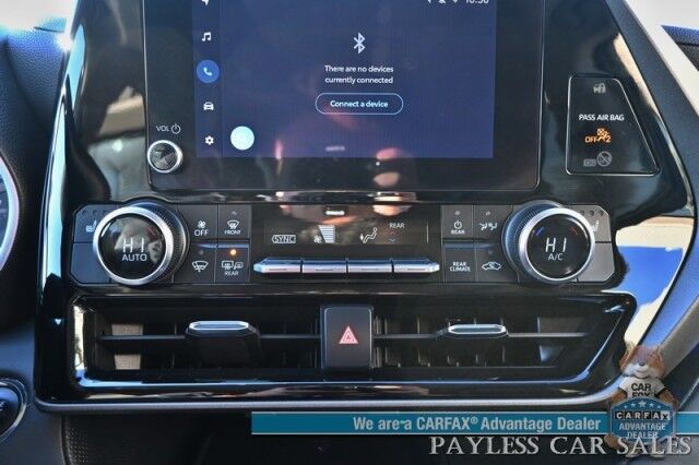 2023 Toyota Highlander XLE / AWD / Power & Heated Leather Seats / Sunroof / Adaptive Cruise Control / Lane Watch & Blind Spot Alert / Apple CarPlay & Android Auto / Back Up Cam / 3rd Row / Rear Captain Chairs / Seats 7 / 1-Owner Wasilla AK