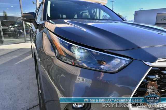 2023 Toyota Highlander XLE / AWD / Power & Heated Leather Seats / Sunroof / Adaptive Cruise Control / Lane Watch & Blind Spot Alert / Apple CarPlay & Android Auto / Back Up Cam / 3rd Row / Rear Captain Chairs / Seats 7 / 1-Owner Wasilla AK
