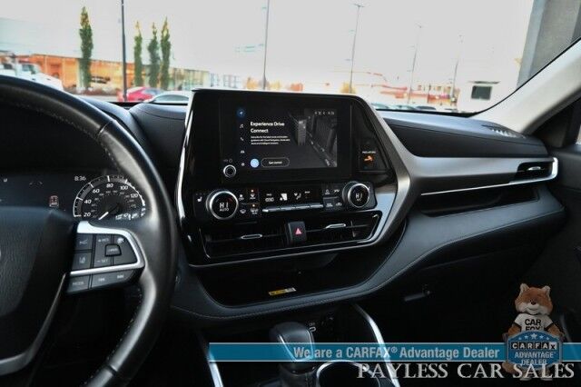 2023 Toyota Highlander XLE / AWD / Power & Heated Leather Seats / Sunroof / Adaptive Cruise Control / Lane Watch & Blind Spot Alert / Apple CarPlay & Android Auto / Back Up Cam / 3rd Row / Rear Captain Chairs / Seats 7 / 1-Owner Wasilla AK