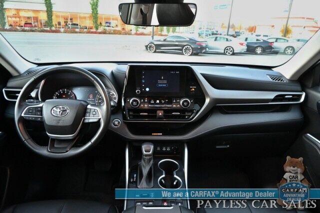 2023 Toyota Highlander XLE / AWD / Power & Heated Leather Seats / Sunroof / Adaptive Cruise Control / Lane Watch & Blind Spot Alert / Apple CarPlay & Android Auto / Back Up Cam / 3rd Row / Rear Captain Chairs / Seats 7 / 1-Owner Anchorage AK