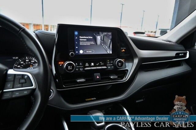 2023 Toyota Highlander XLE / AWD / Power & Heated Leather Seats / Sunroof / Adaptive Cruise Control / Lane Watch & Blind Spot Alert / Apple CarPlay & Android Auto / Back Up Camera / 3rd Row / Rear Captain Chairs / Seats 7 / 1-Owner Anchorage AK