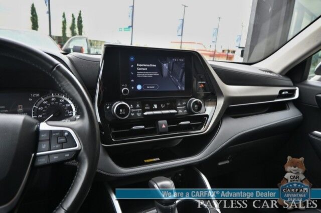 2023 Toyota Highlander XLE / AWD / Power & Heated Leather Seats / Sunroof / Adaptive Cruise / Lane Departure & Blind Spot Alert / Apple CarPlay & Android Auto / Backup Camera / Rear Captain Chairs / 3rd Row / Seats 7 / 1-Owner Anchorage AK