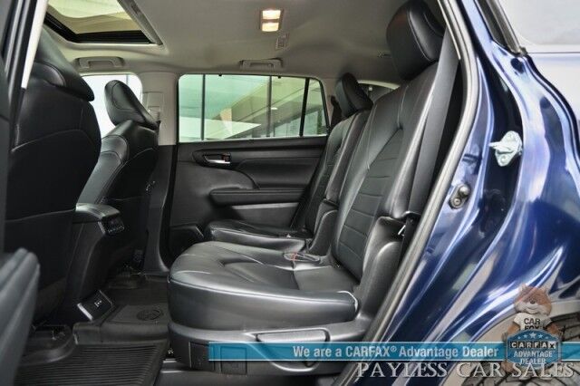2023 Toyota Highlander XLE / AWD / Power & Heated Leather Seats / Sunroof / Adaptive Cruise / Lane Departure & Blind Spot Alert / Apple CarPlay & Android Auto / Backup Camera / Rear Captain Chairs / 3rd Row / Seats 7 / 1-Owner Anchorage AK