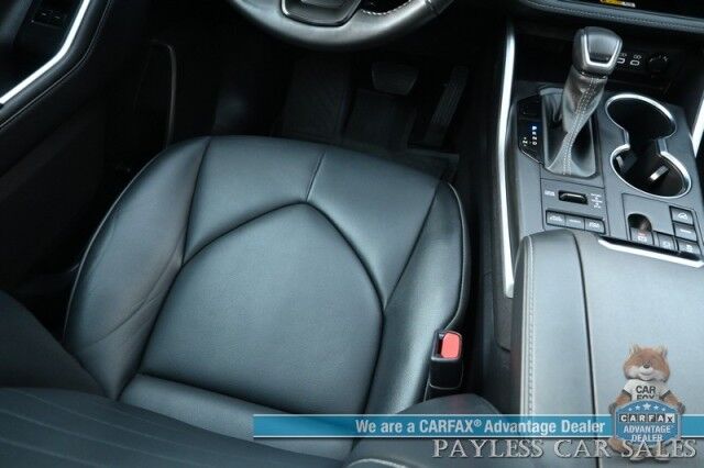 2023 Toyota Highlander XLE / AWD / Power & Heated Leather Seats / Sunroof / Adaptive Cruise / Lane Departure & Blind Spot Alert / Apple CarPlay & Android Auto / Backup Camera / Rear Captain Chairs / 3rd Row / Seats 7 / 1-Owner Anchorage AK
