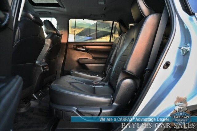 2023 Toyota Highlander XLE / AWD / Power & Heated Leather Seats / Sunroof / Adaptive Cruise / Lane Departure & Blind Spot Alert / Apple CarPlay & Android Auto / Backup Camera / Rear Captain Chairs / 3rd Row / Seats 7 / 1-Owner Anchorage AK