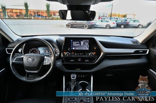 2023 Toyota Highlander XLE / AWD / Power & Heated Leather Seats / Sunroof / Adaptive Cruise / Lane Departure & Blind Spot Alert / Apple CarPlay & Android Auto / Backup Camera / Rear Captain Chairs / 3rd Row / Seats 7 / 1-Owner Anchorage AK