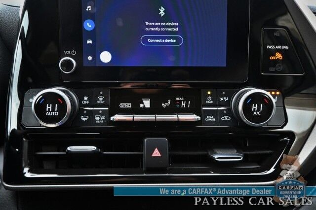 2023 Toyota Highlander XLE / AWD / Power & Heated Leather Seats / Sunroof / Adaptive Cruise / Lane Departure & Blind Spot Alert / Apple CarPlay & Android Auto / Backup Camera / Rear Captain Chairs / 3rd Row / Seats 7 / 1-Owner Anchorage AK