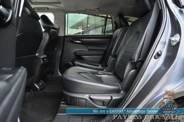 2023 Toyota Highlander XLE / AWD / Power & Heated Leather Seats / Sunroof / Adaptive Cruise / Lane Departure & Blind Spot Alert / Apple CarPlay & Android Auto / Backup Camera / Rear Captain Chairs / 3rd Row / Seats 7 / 1-Owner Anchorage AK